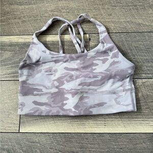 Lululemon Camo Print Sports Bra